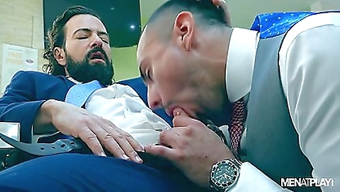 Married guy with sexy brunette