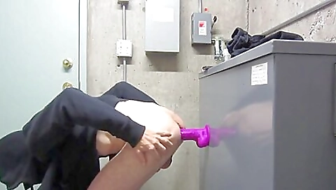 Sexy blonde fucked on a ride