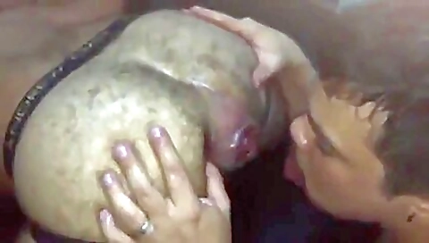 Mas desperie's husband travels and cum in her holes